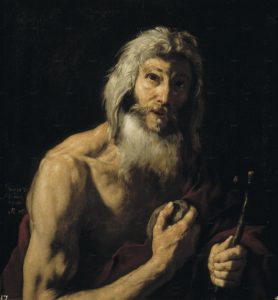 SAN JERÓNIMO PENITENTE. J. DE RIBERA. Museo del Prado. Madrid. (1652)