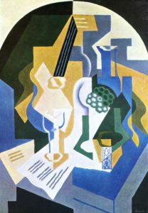 GUITARRA Y MANDOLINA. J. GRIS. Galerie Beyeler. Basilea. (1919)