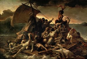 LA BALSA DE LA MEDUSA. T. GÉRICAULT. Museo del Louvre. París. (1819)