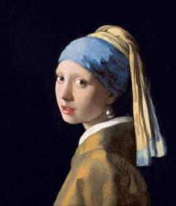 LA JOVEN DE LA PERLA. J. VERMEER. Mauritshuis. La Haya. (1667)