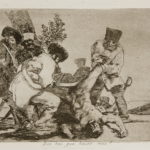 LOS DESASTRES DE LA GUERRA. Nº 33 QUÉ HAY QUE HACER MÁS. F. GOYA. Museo del Prado. Madrid. (1810-1815)