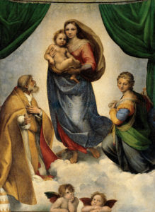 MADONNA SIXTINA. RAFAEL. Gemäldegalerie Alter Meister. Dresde. (1514)