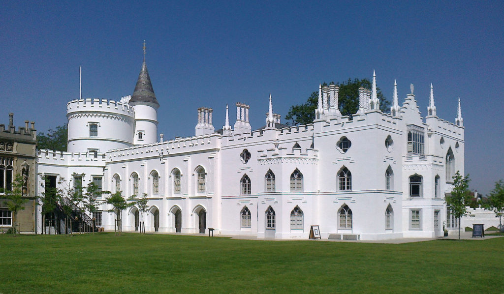 STRAWBERRY HILL HOUSE. HORACE WALPOLE. Twickenham, London. (1717–1797)