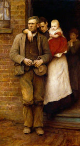 EN HUELGA. HUBERT VON HERKOMER. Royal Academy of Arts. Londres. (1891)