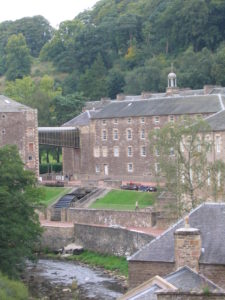 FÁBRICA DE OWEN EN NEW LANARK EN LA ACTUALIDAD (PATRIMONIO DE LA UNESCO)