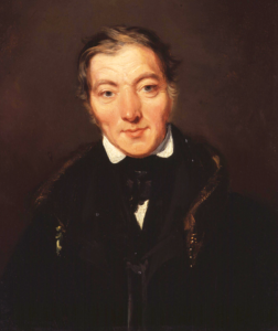 RETRATO DE ROBERT OWEN CON 50 AÑOS