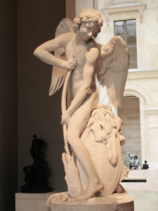 CUPIDO. EDMÉ BOUCHARDON. Louvre. París (1750)