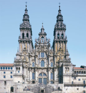 FACHADA DEL OBRADOIRO. F. CASAS Y NOVOA. Santiago de Compostela (1749)