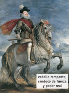 FELIPE III A CABALLO. D. VELÁZQUEZ. Museo del Prado. Madrid (1636)