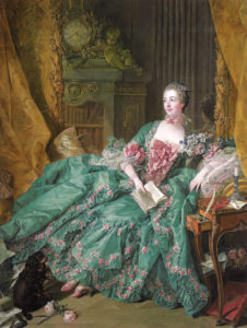 MADAME DE POMPADOUR. F. BOUCHER. Alte Pinakothek. Munich (1756)