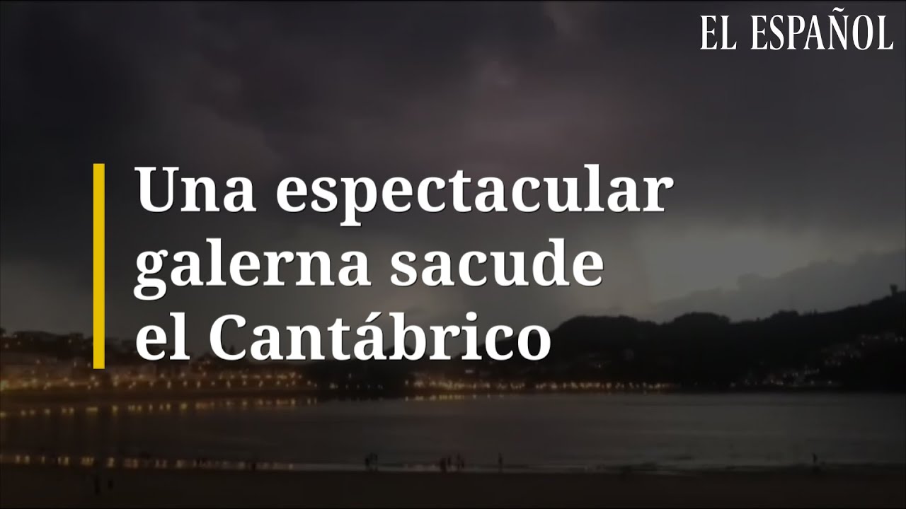 Una espectacular GALERNA sacude el Cantábrico