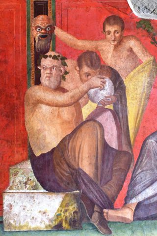 DETALLE 2 FRESCO DE LA VILLA DE LOS MISTERIOS. ANÓNIMO. Pompeya. Italia. (s. I a.C.) DETALLE 2 FRESCO DE LA VILLA DE LOS MISTERIOS. ANÓNIMO. Pompeya. Italia. (s. I a.C.)