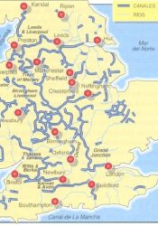 RED DE CANALES EN INGLATERRA EN 1830