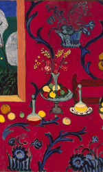 ARMONÍA EN ROJO. HENRI MATISSE. Museo del Ermitage. San Petersburgo. (1908)