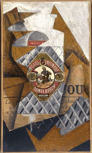BOTELLA DE ANÍS. JUAN GRIS. Museo Reina Sofía. Madrid. (1914)