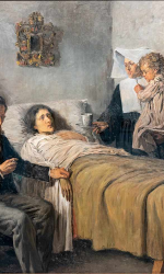 CIENCIA Y CARIDAD. PICASSO. Museo Picasso. Barcelona. (1897)