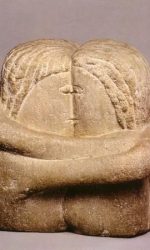 EL BESO. CONSTANTIN BRANCUSI. Museo de Arte de Craiova. Rumanía. (1908)