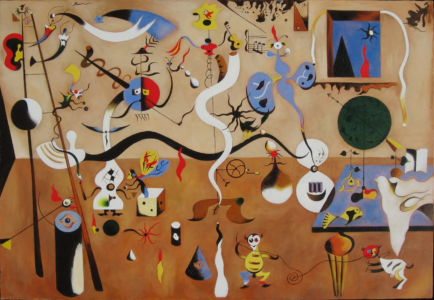 EL CARNAVAL DEL ARLEQUÍN. MIRÓ. Albright-Knox Art Gallery. Buffalo (1924)