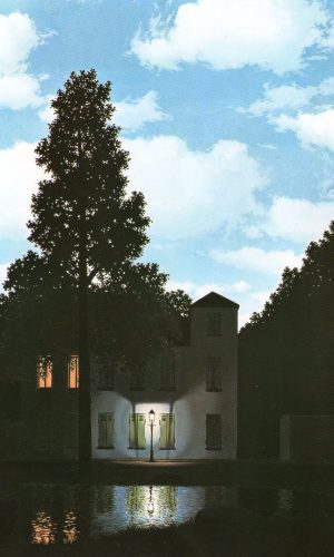 EL IMPERIO DE LA LUZ. MAGRITTE. Museo de Bellas Artes. Bruselas (1954)