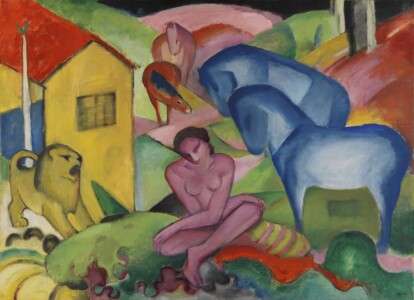 EL SUEÑO. FRANZ MARC. Thyssen Bornemisza. Madrid. (1912)