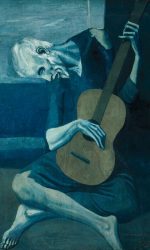 EL VIEJO GUITARRISTA CIEGO. PICASSO. Instituto de Arte de Chicago (1903)