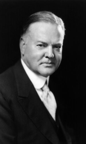 H. HOOVER PRESIDENTE DE LOS EEUU ENTRE 1929 Y 1933