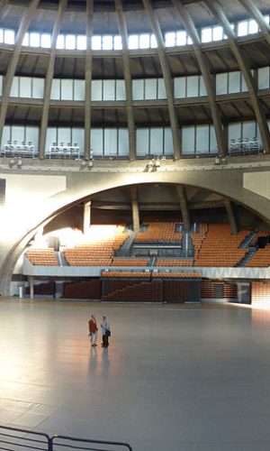 INTERIOR DEL PABELLÓN DEL CENTENARIO. MAX BERG. Breslavia. 1913