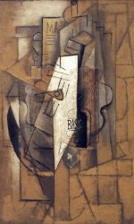 LA BOTELLA DE BASS. PICASSO. Museo del Novecento. Milán (1913)