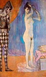 LA FAMILIA DE ARLEQUÍN. PICASSO. Colección privada (1905)