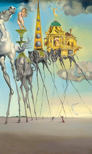 LA TENTACIÓN DE SAN ANTONIO. DALÍ. Museo Real de Bellas Artes. Bruselas. (1946)