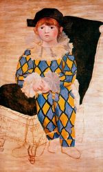 PAUL VESTIDO DE ARLEQUÍN. PICASSO. Museo Nacional Picasso París (1924)