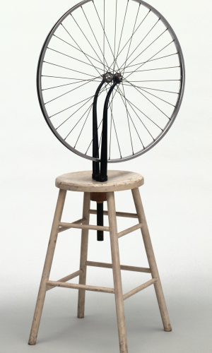 RUEDA DE BICICLETA. DUCHAMP. Colección privada. 1913