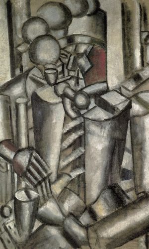 SOLDADO CON UNA PIPA. FERNAND LÈGER. Kunstsammlung Nordrhein-Westfalen. Dùsseldorf (1916)