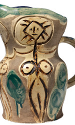 TRES DESNUDOS SOBRE FONDO BLANCO. PICASSO. Museo Picasso. Barcelona. (1948)